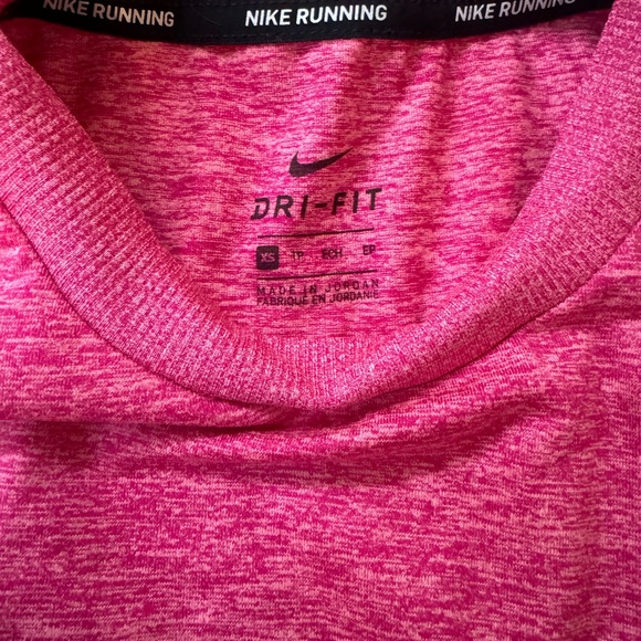 Nike Dri-FIT Pink Running Shirt - Picture 2 of 3